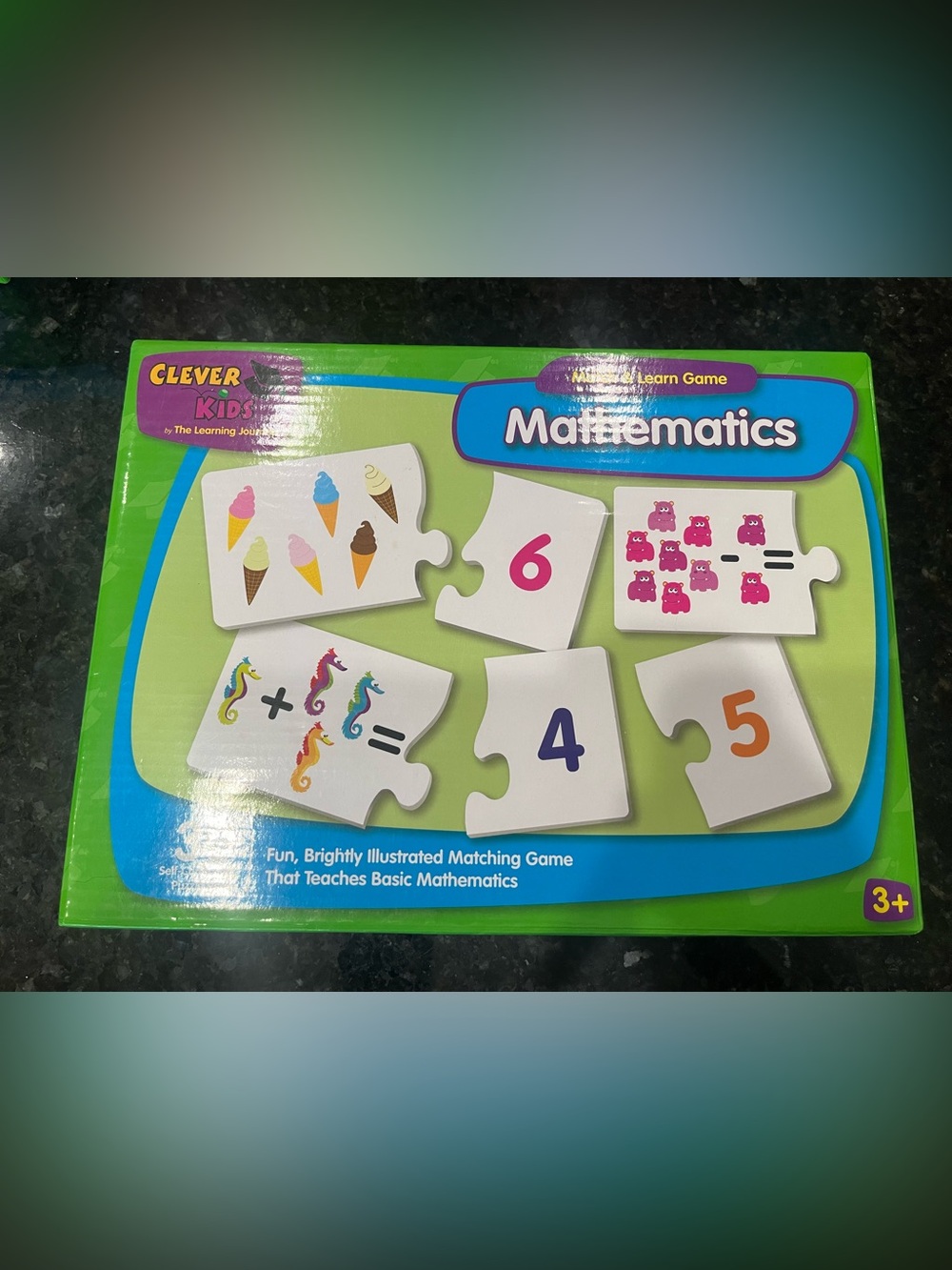 Mathematics Matching Game for Kids - counting addition subtraction Puzzle Set